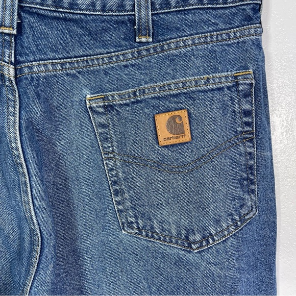 Carhartt Relaxed Fit Jeans, Size 35x30. Minor Stains, In good used condition! - Picture 5 of 7